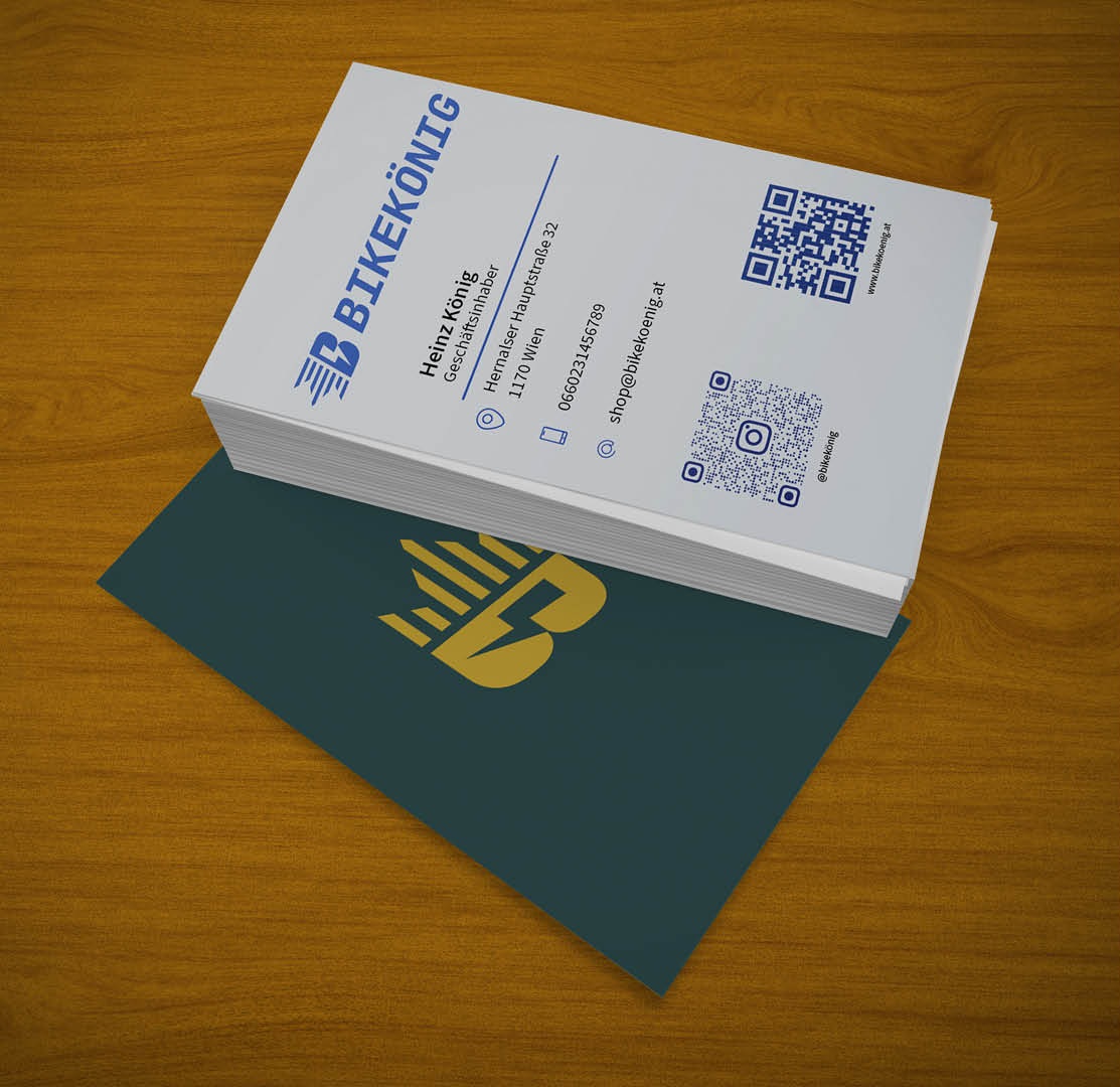 Bikekönig — Visitenkarten