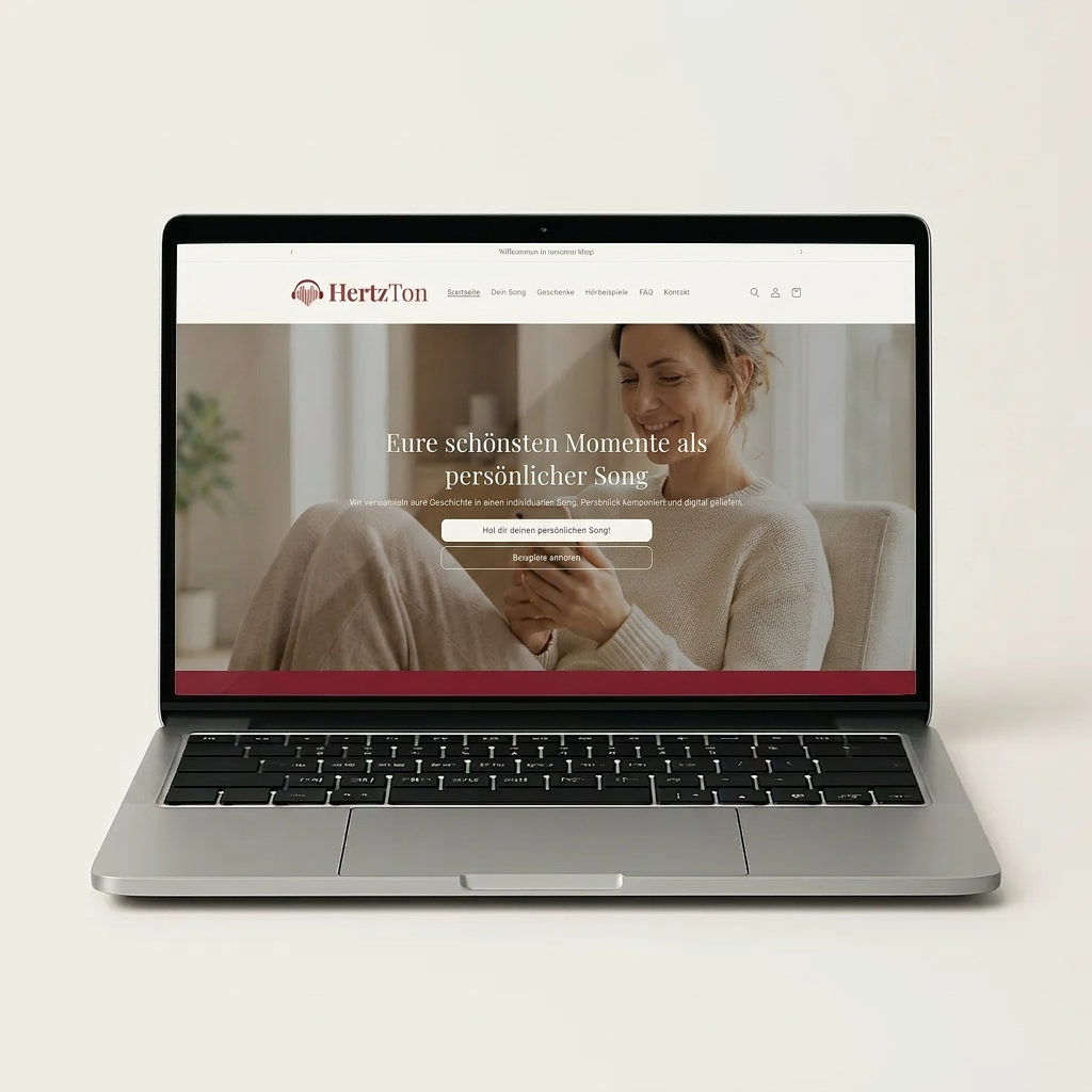 HertzTon — Webdesign